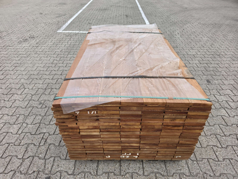 Guyana Teak Geschaafd 25x145mm - lengte 175cm, 133 stuks