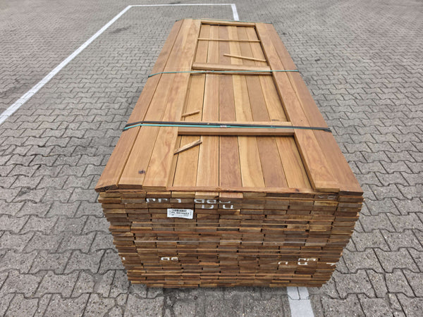 Guyana Ipé Geschaafd 21x90mm (Country Grade) - lengte 88/245cm, 75/305cm, 95/370cm