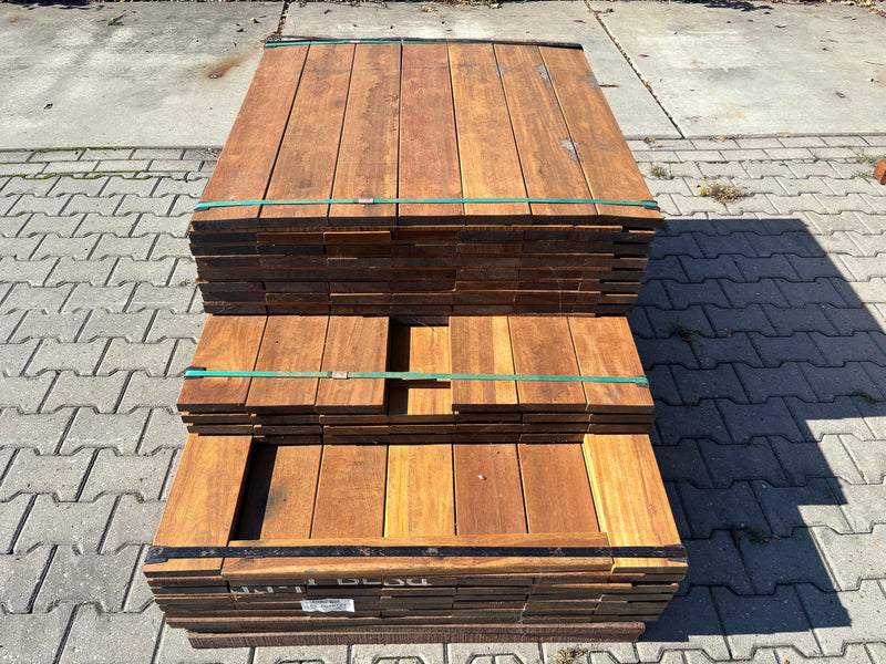 Guyana Ipé Planken Geschaafd 25x140mm - Lengte 100-155cm, 126 stuks