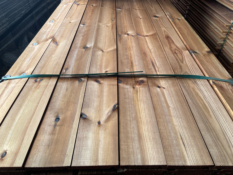Grenen Channelsiding Bruin Gemodificeerd 18x140mm