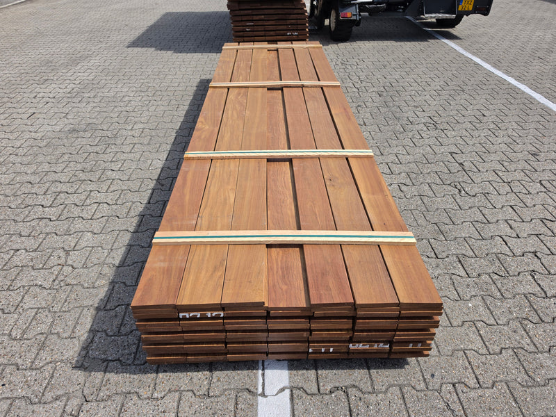 Guyana Ipé Planken Geschaafd - Lengte 365cm, 76 stuks