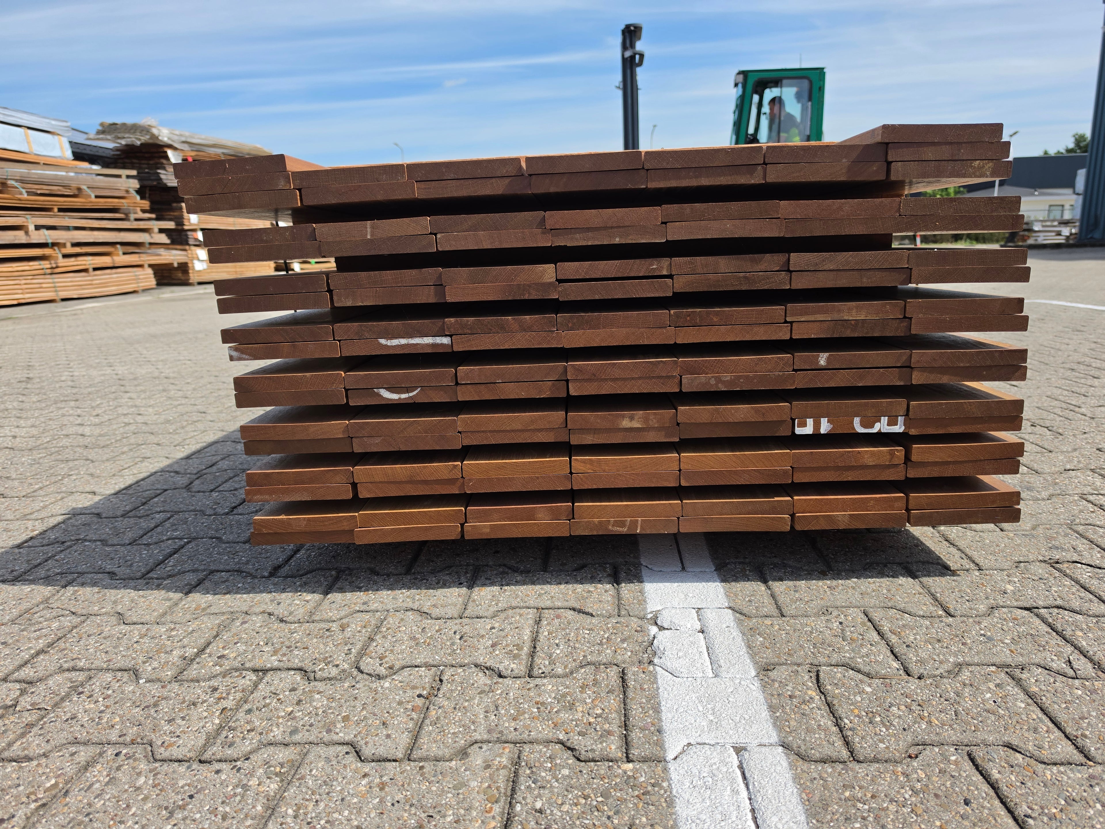 Guyana Ipé Planken Geschaafd - Lengte 335cm, 114 stuks