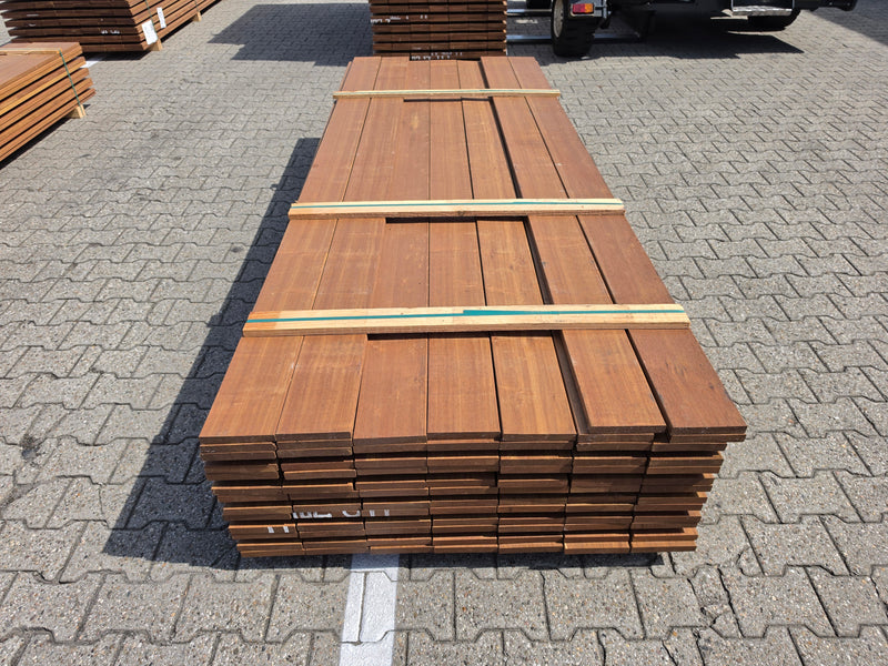 Guyana Ipé Planken Geschaafd - Lengte 275cm, 88 stuks