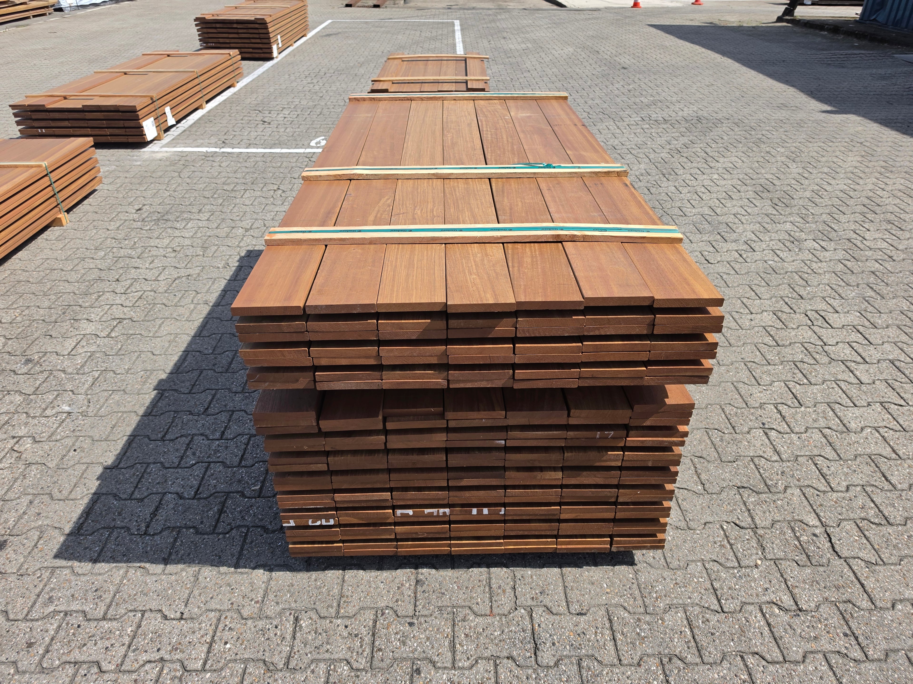 Guyana Ipé Planken Geschaafd - Lengte 215cm, 163 stuks