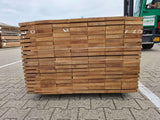 Guyana Teak Geschaafd 25x145mm - lengte 215cm, 133 stuks