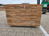 Guyana Teak Geschaafd 25x145mm - lengte 215cm, 133 stuks