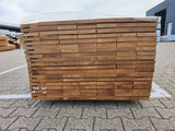 Guyana Teak Geschaafd 25x145mm - lengte 175cm, 133 stuks