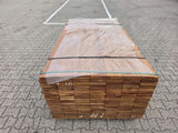 Guyana Teak Geschaafd 25x145mm - lengte 175cm, 133 stuks