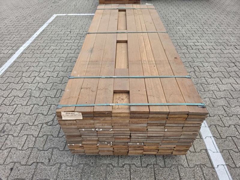 Guyana Teak Geschaafd 21x120mm - lengte 245cm, 151 stuks