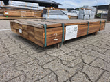 Guyana Teak Geschaafd 25x140mm - lengte 155cm, 46 stuks