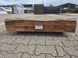Guyana Teak Geschaafd 25x140mm - lengte 155cm, 46 stuks
