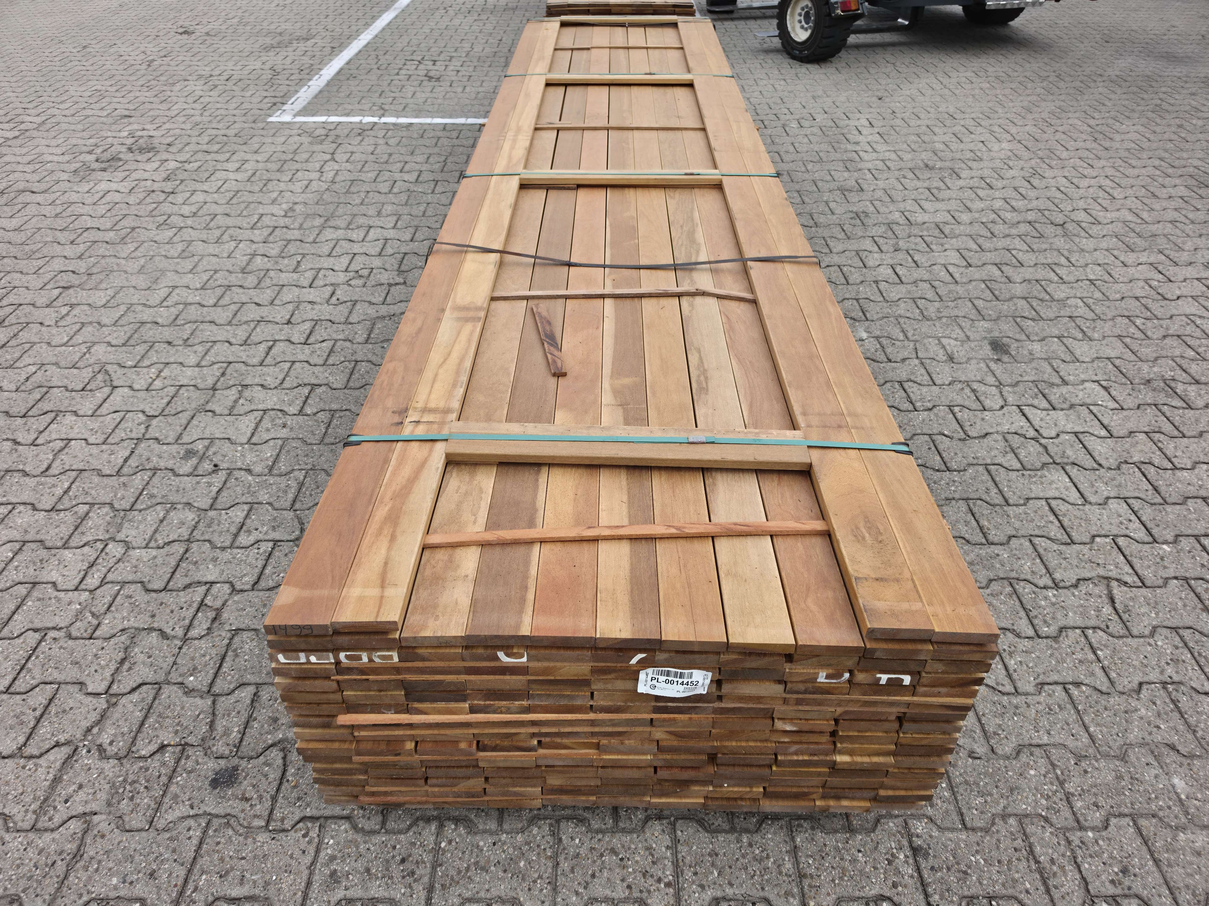 Guyana Ipé Geschaafd 21x90mm (Country Grade) - lengte 105/430cm, 53/490cm