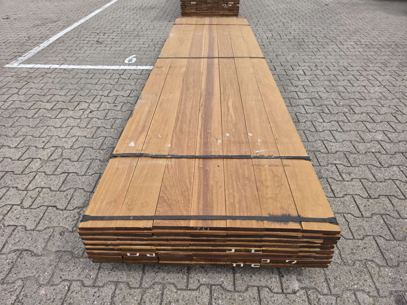 Guyana Ipé Geschaafd 21x140mm (Country Grade)  - lengte 370cm, 56 stuks