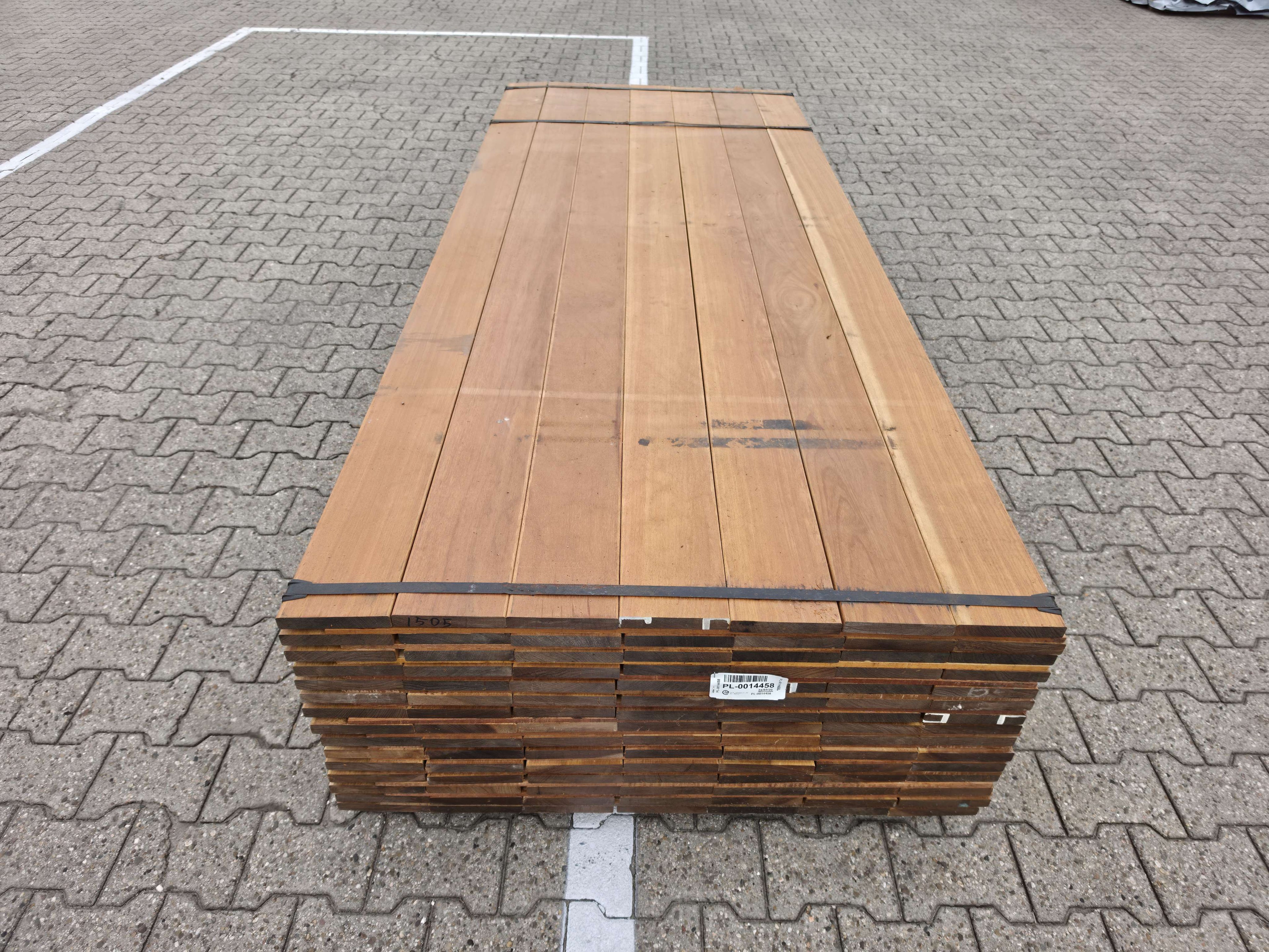 Guyana Ipé Geschaafd 21x140mm (Country Grade) - lengte 245cm, 105 stuks