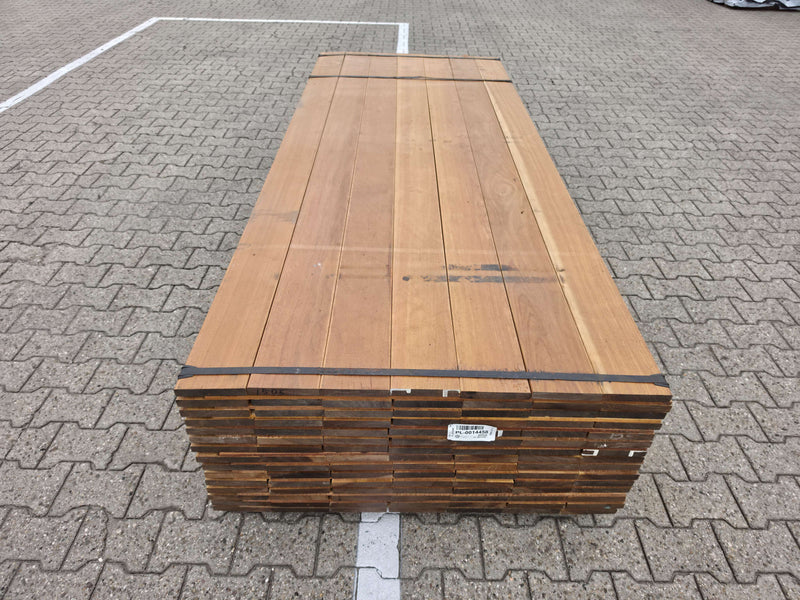 Guyana Ipé Geschaafd 21x140mm (Country Grade) - lengte 245cm, 105 stuks