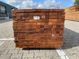 Angelim Pedra Onderliggers Geschaafd 45x68mm - Lengte 450cm, 169 stuks