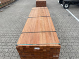 Angelim Pedra Onderliggers Geschaafd 45x68mm - Lengte 300cm, 78 stuks