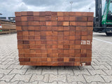 Angelim Pedra Onderliggers Geschaafd 45x68mm - Lengte 300cm, 78 stuks