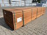 Angelim Pedra Onderliggers Geschaafd 45x68mm - Lengte 350cm, 156 stuks