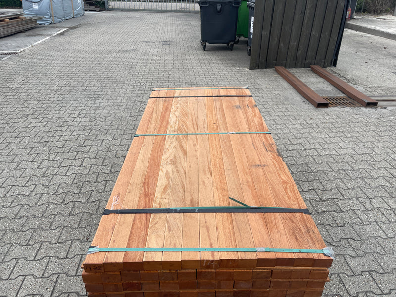 Angelim Pedra Onderliggers Geschaafd 45x68mm - Lengte 200cm, 156 stuks