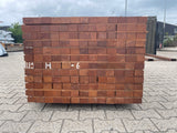 Angelim Pedra Onderliggers Geschaafd 45x68mm - Lengte 200cm, 156 stuks