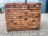 Angelim Pedra Onderliggers Geschaafd 45x68mm - Lengte 100cm, 156 stuks