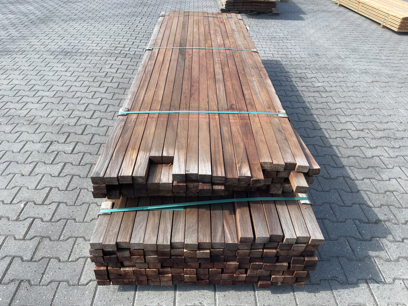 Okan Hardhouten Onderregels Geschaafd 42x57mm - Lengte 79/305cm, 125/335cm