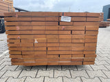 Guyana Teak Planken Geschaafd 38x140mm - Lengte 490cm, 91 stuks