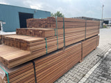 Guyana Teak Planken Geschaafd 27x70mm - Lengte 395-485cm, 314 stuks