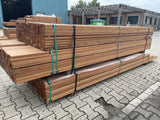 Guyana Teak Planken Geschaafd 27x70mm - Lengte 275-305cm, 249 stuks