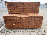 Guyana Teak Planken Geschaafd 27x70mm - Lengte 155-185cm, 346 stuks
