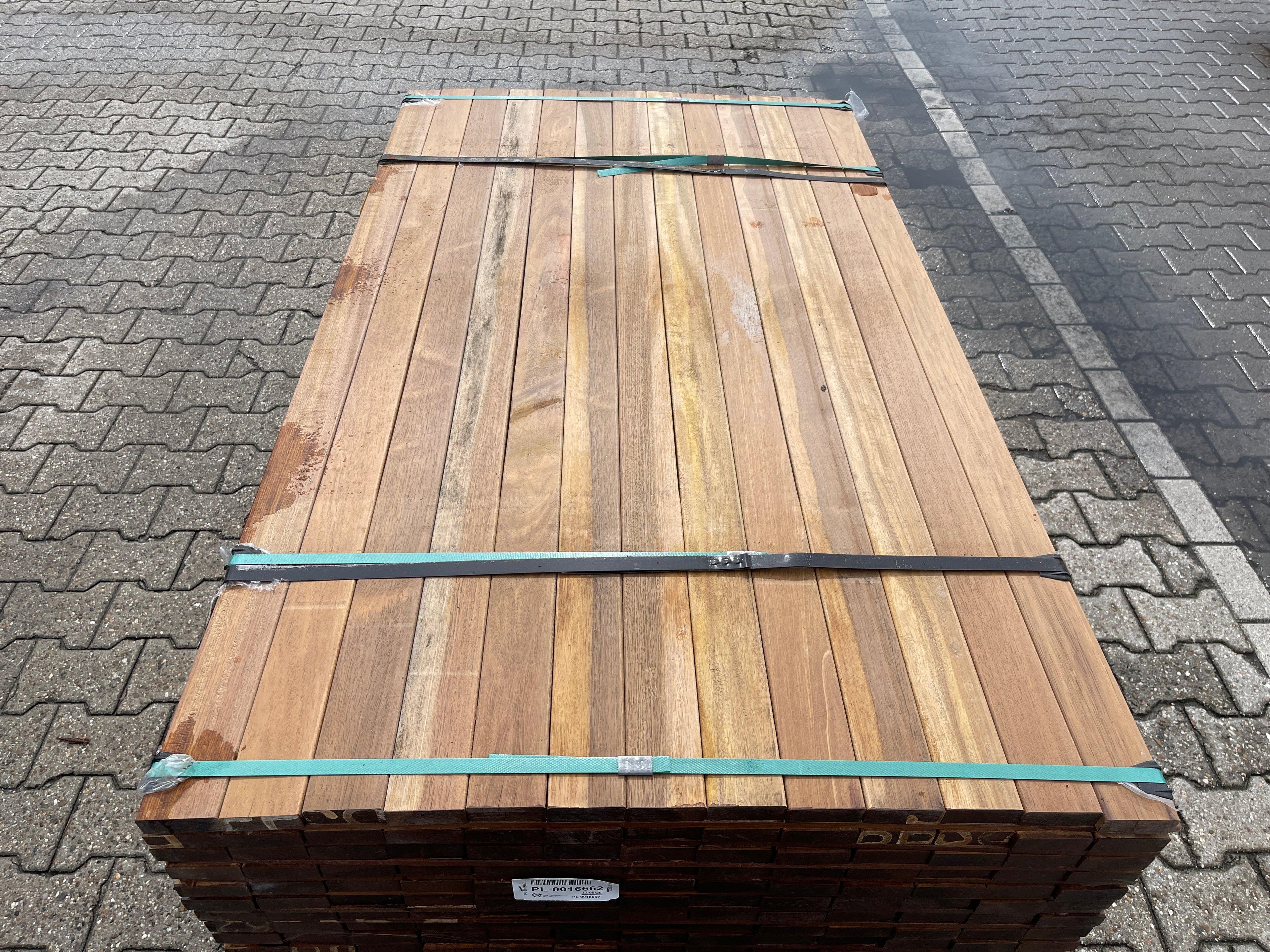 Guyana Ipé Planken Geschaafd 25x70mm - Lengte 155cm, 247 stuks