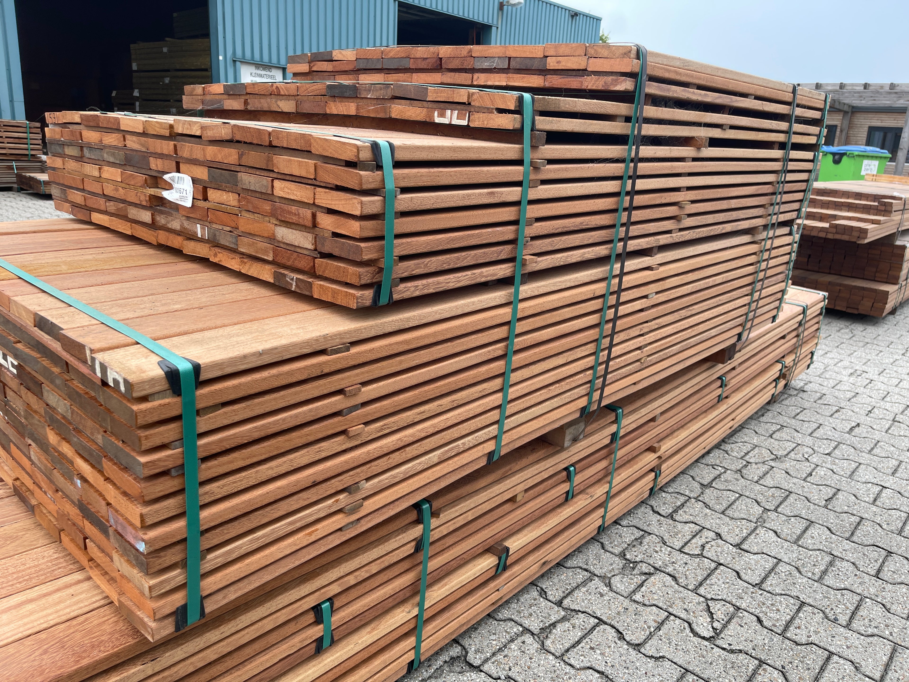 Angelim Pedra Planken Geschaafd 21x90mm - Lengte 125-215cm, 253 stuks