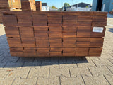 Guyana Teak Planken Geschaafd 21x145mm - Lengte 220cm, 147 stuks