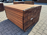 Guyana Teak Planken Geschaafd 21x145mm - Lengte 125cm, 189 stuks
