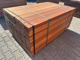 Guyana Teak Planken Geschaafd 21x145mm - Lengte 155cm, 189 stuks