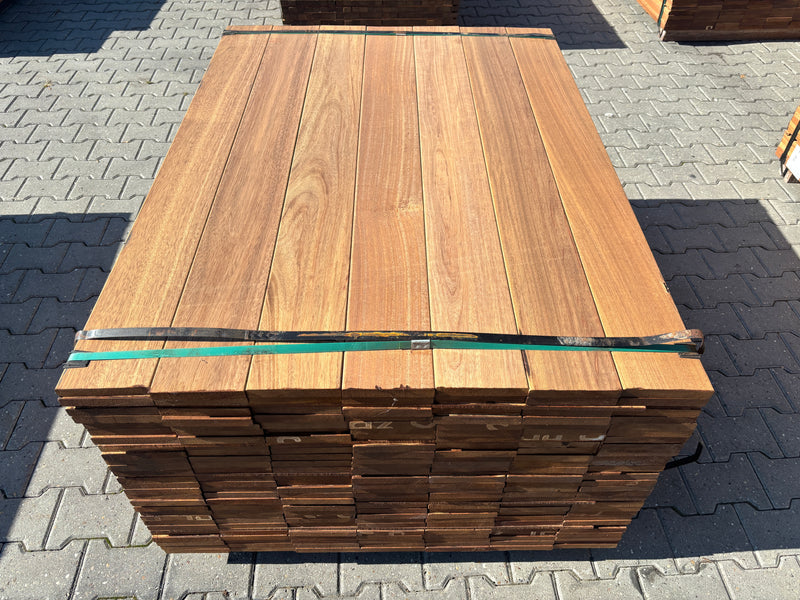 Guyana Teak Planken Geschaafd 21x145mm - Lengte 140cm, 189 stuks