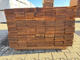 Guyana Teak Planken Geschaafd 21x145mm - Lengte 155cm, 189 stuks