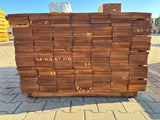 Guyana Teak Planken Geschaafd 21x145mm - Lengte 125cm, 189 stuks