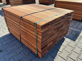 Guyana Teak Planken Geschaafd 21x145mm - Lengte 125cm, 189 stuks