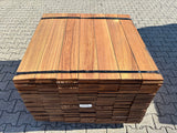 Guyana Teak Planken Geschaafd 21x145mm - Lengte 100cm, 189 stuks
