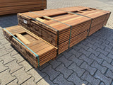 Guyana Teak Planken Geschaafd 25x70mm - Lengte 215-245cm, 174 stuks