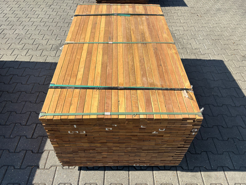 Guyana Ipé Latten Geschaafd 25x40mm - Lengte 155cm, 437 stuks