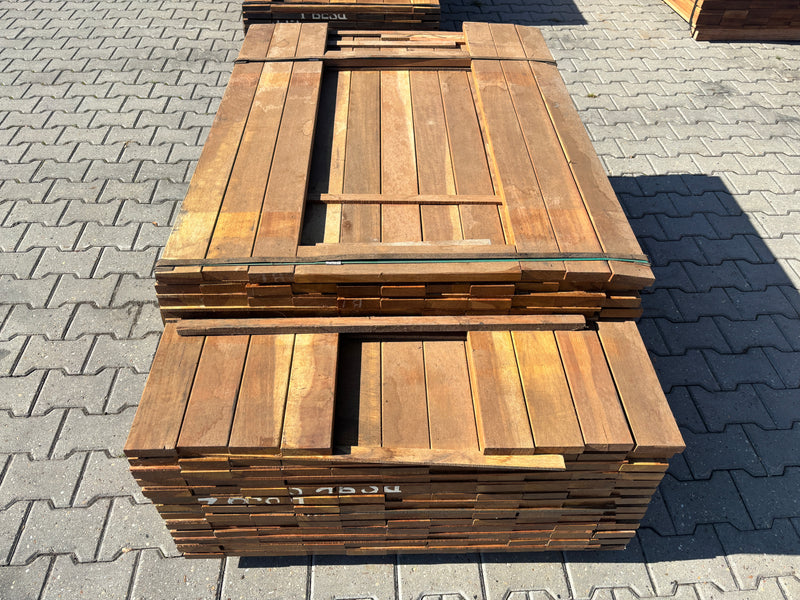 Guyana Ipé Planken Geschaafd 25x90mm - Lengte 125-155cm, 182 stuks