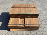 Guyana Ipé Planken Geschaafd 25x90mm - Lengte 65-100cm, 143 stuks