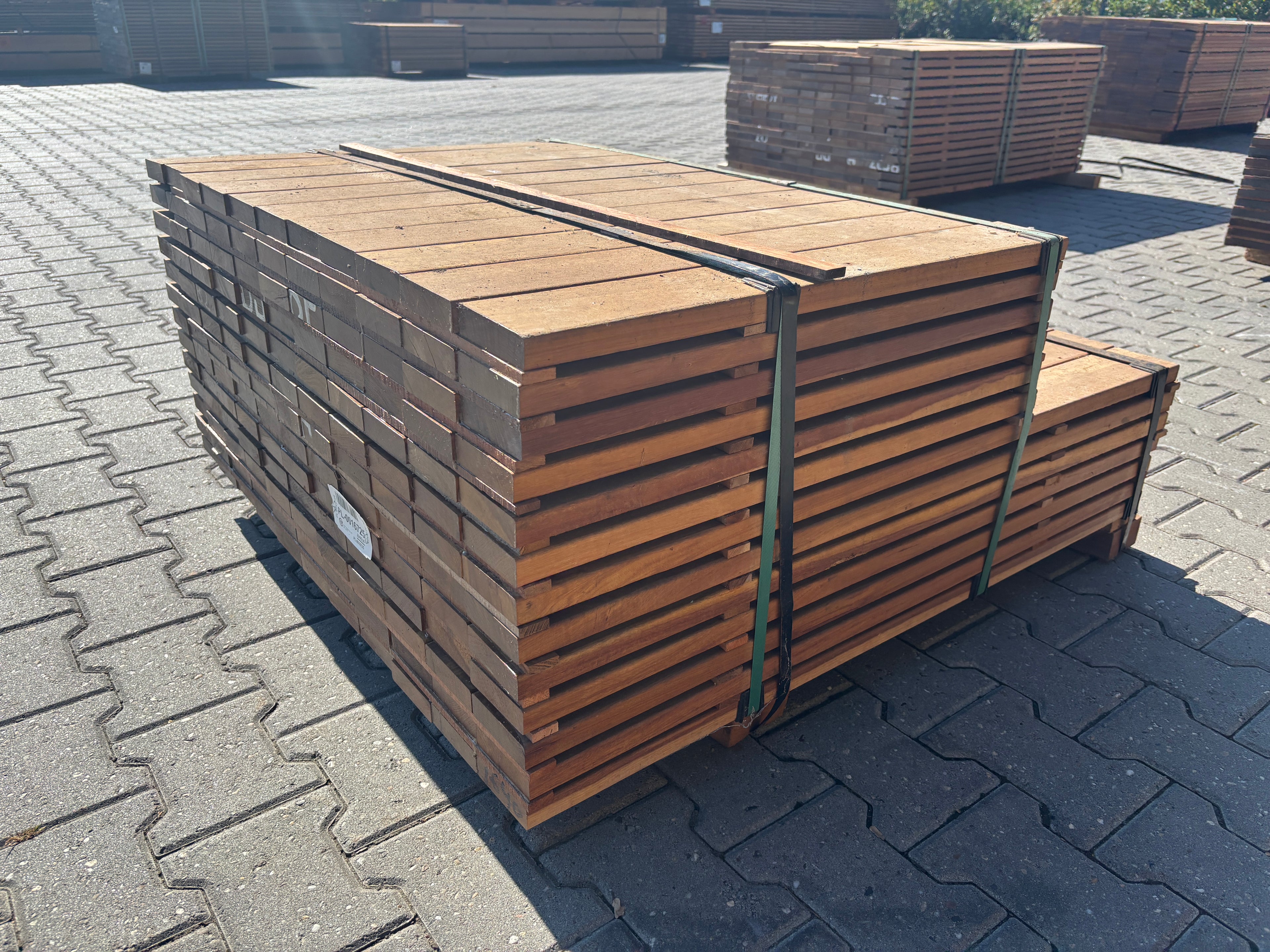 Guyana Ipé Planken Geschaafd 25x90mm - Lengte 65-100cm, 143 stuks