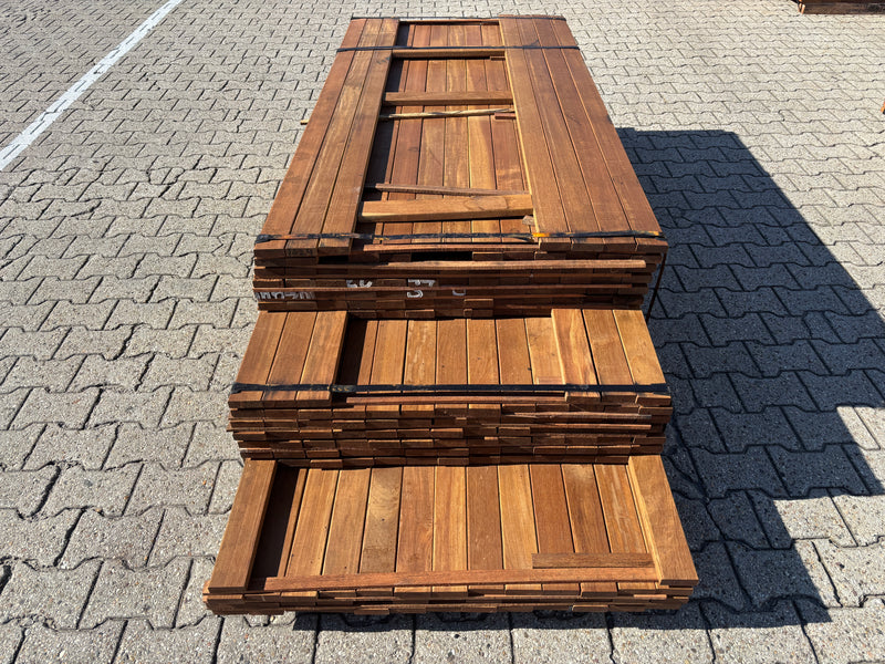 Guyana Ipé Planken Geschaafd 21x70mm - Lengte 185-245cm, 202 stuks
