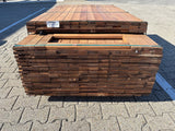 Guyana Teak Planken Geschaafd 25x70mm - Lengte 155-185cm, 230 stuks