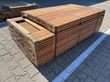 Guyana Teak Planken Geschaafd 25x70mm - Lengte 155-185cm, 230 stuks