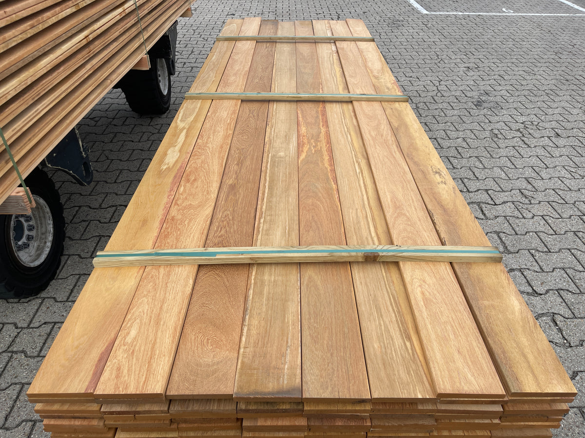 Pakoeli Planken Geschaafd 16x140mm - Lengte 350cm, 76 stuks